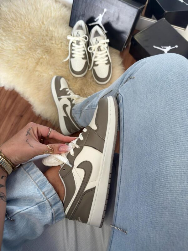 Tênis Casual Jordan Low – Edição Cinza Off-White - Imagem 3