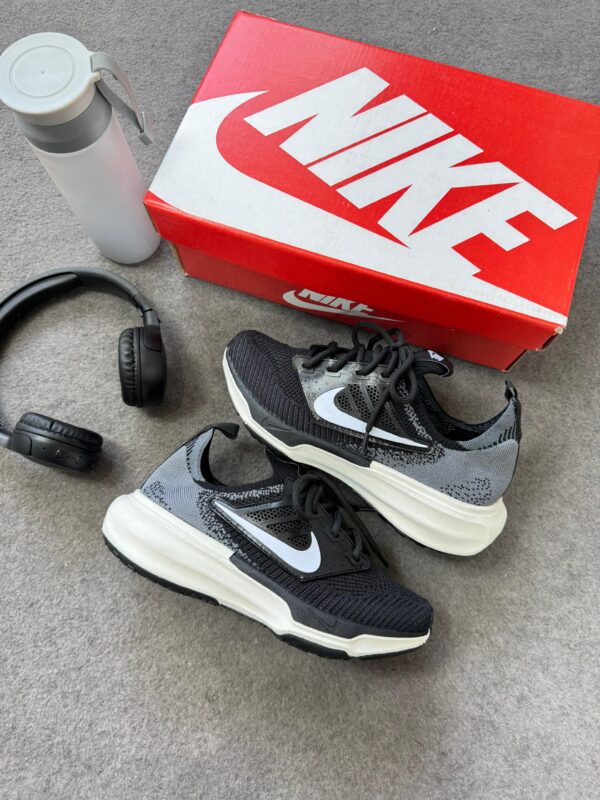 Tênis Running Knit B3 Black White - Imagem 3