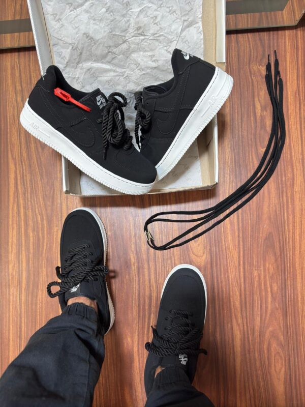 Tênis Casual Air Force F1 Wave All White - Imagem 8