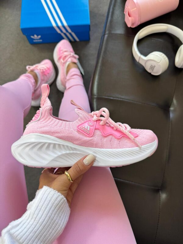Tênis Running Gym Sport Knit Baby Pink - Imagem 3