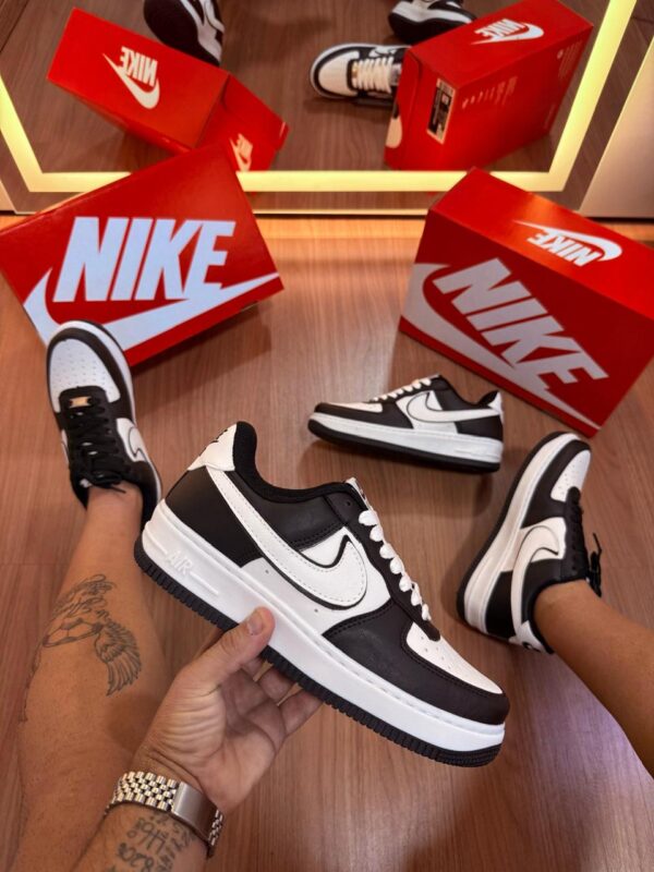 Tênis Casual Air Force Black White - Imagem 3