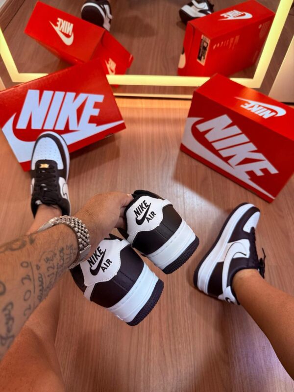 Tênis Casual Air Force Black White - Imagem 6