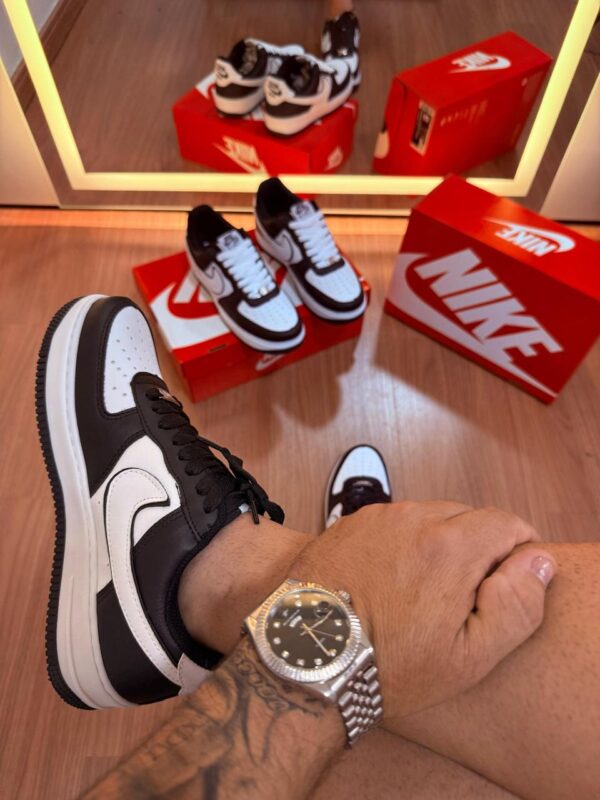 Tênis Casual Air Force Black White - Imagem 4