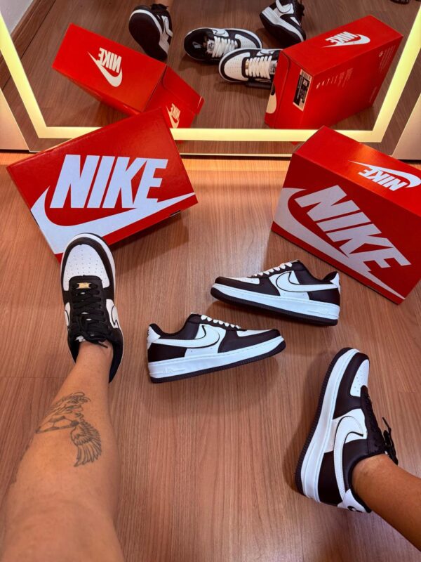 Tênis Casual Air Force Black White