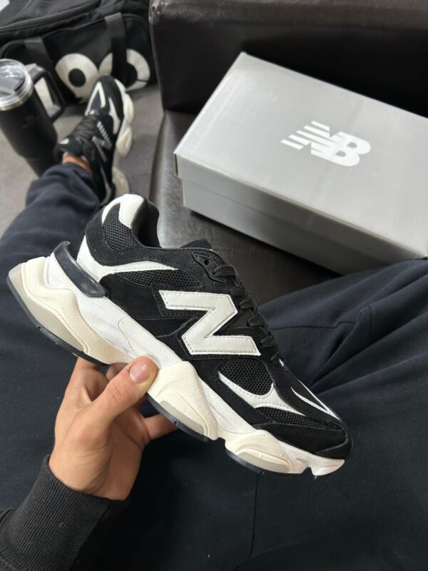 Tênis Casual Running NB 9060 Black White - Imagem 4