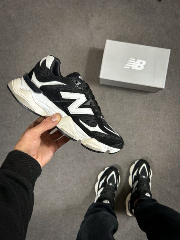 Tênis Casual Running NB 9060 Black White - Imagem 3