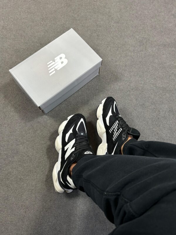 Tênis Casual Running NB 9060 Black White - Imagem 2