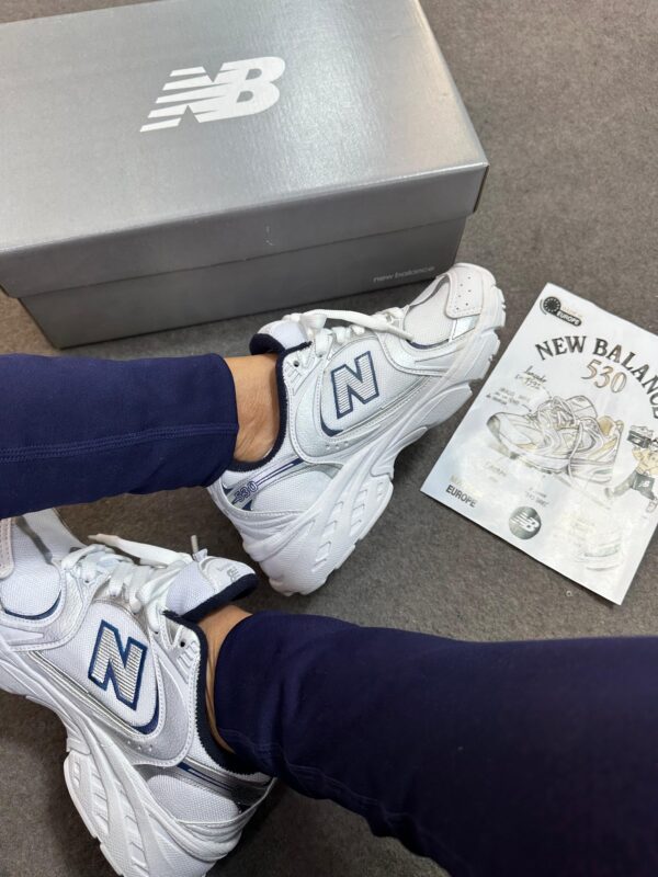 Tênis Running NB 530 White Navy Blue - Imagem 3