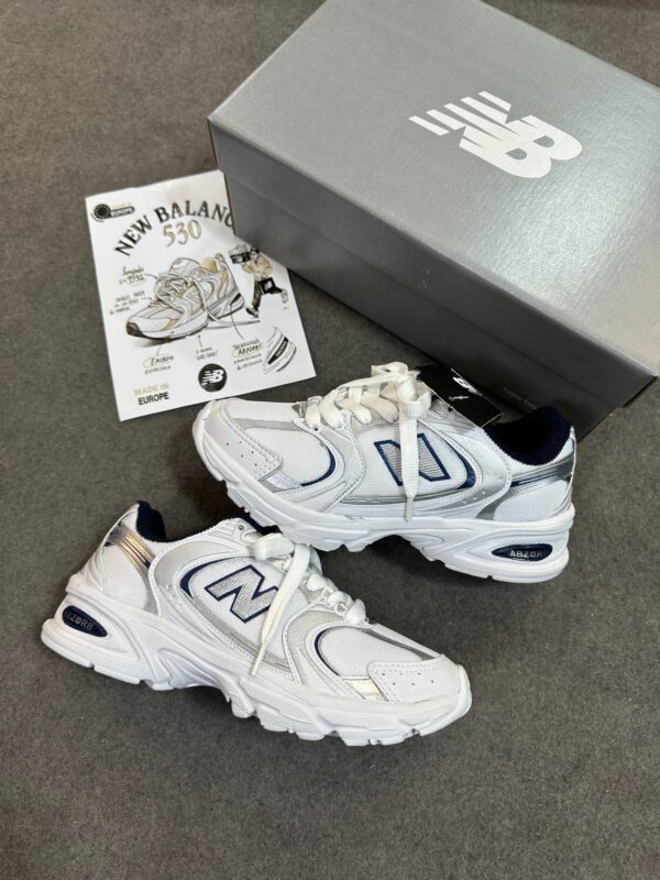 Tênis Running NB 530 White Navy Blue