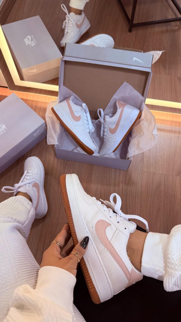 Sneaker Casual Air Collor Black White - Imagem 9