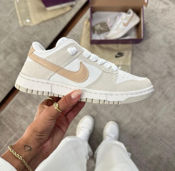 Sneaker Dunk Low Glitter Off/Rose