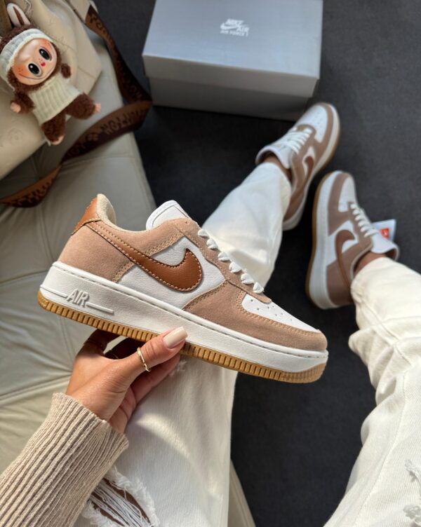 Tênis Casual Air Force F1 White True Black - Imagem 11