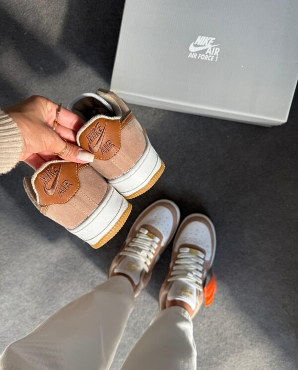 Tênis Casual Air Force F1 White True Black - Imagem 8