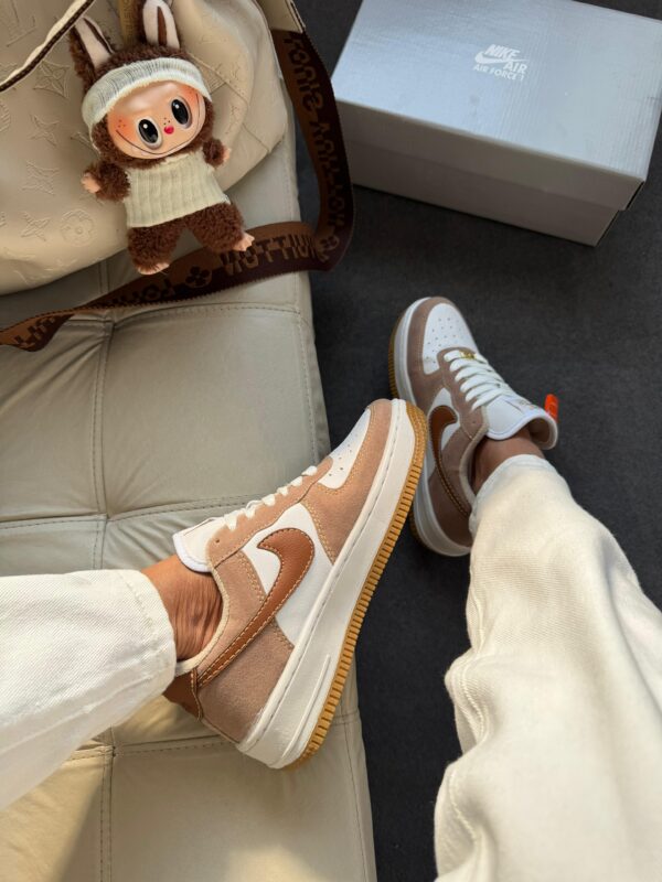 Tênis Casual Air Force F1 White True Black - Imagem 7