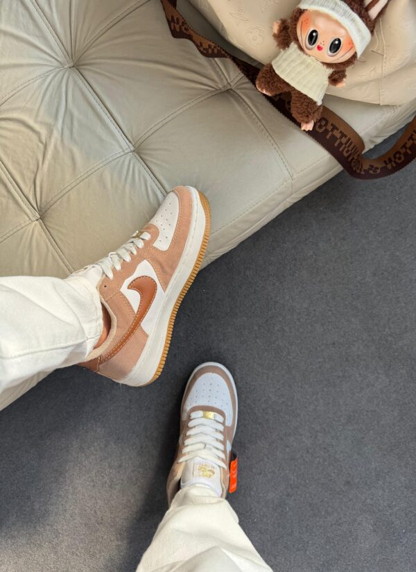 Tênis Casual Air Force F1 White True Black - Imagem 6