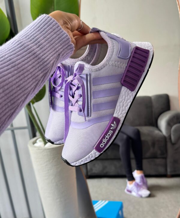 Tênis Running NMD Purple White - Imagem 6