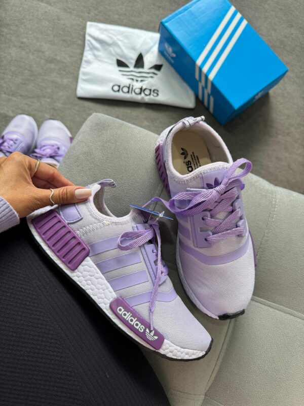 Tênis Running NMD Purple White - Imagem 5
