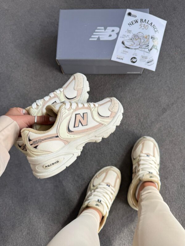 Tênis Running NB 530 Off White Light Brown - Imagem 3