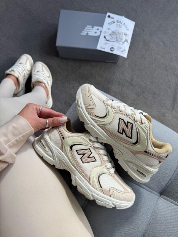 Tênis Running NB 530 Off White Light Brown - Imagem 4