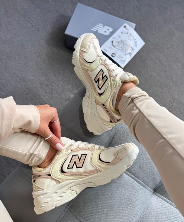 Tênis Running NB 530 Off White Light Brown - Imagem 5