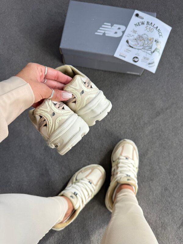 Tênis Running NB 530 Off White Light Brown - Imagem 6