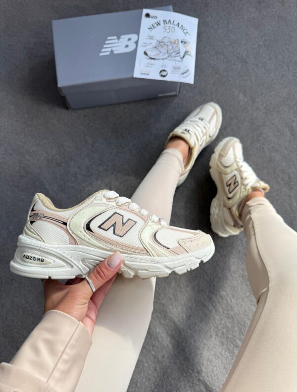 Tênis Running NB 530 Off White Light Brown
